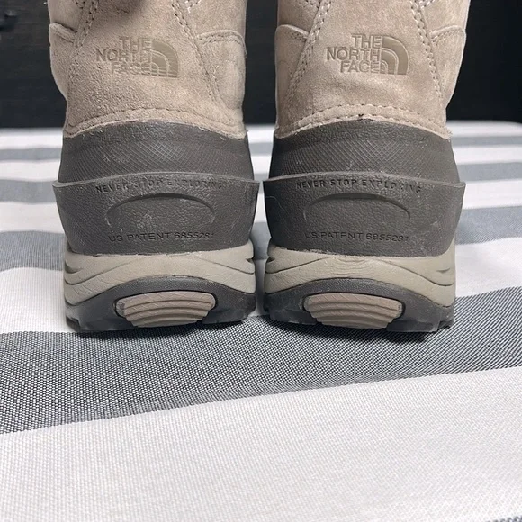 The North Face Women’s Beige Brown Waterproof Primaloft Winter Boots 6.5 - Picture 7 of 13